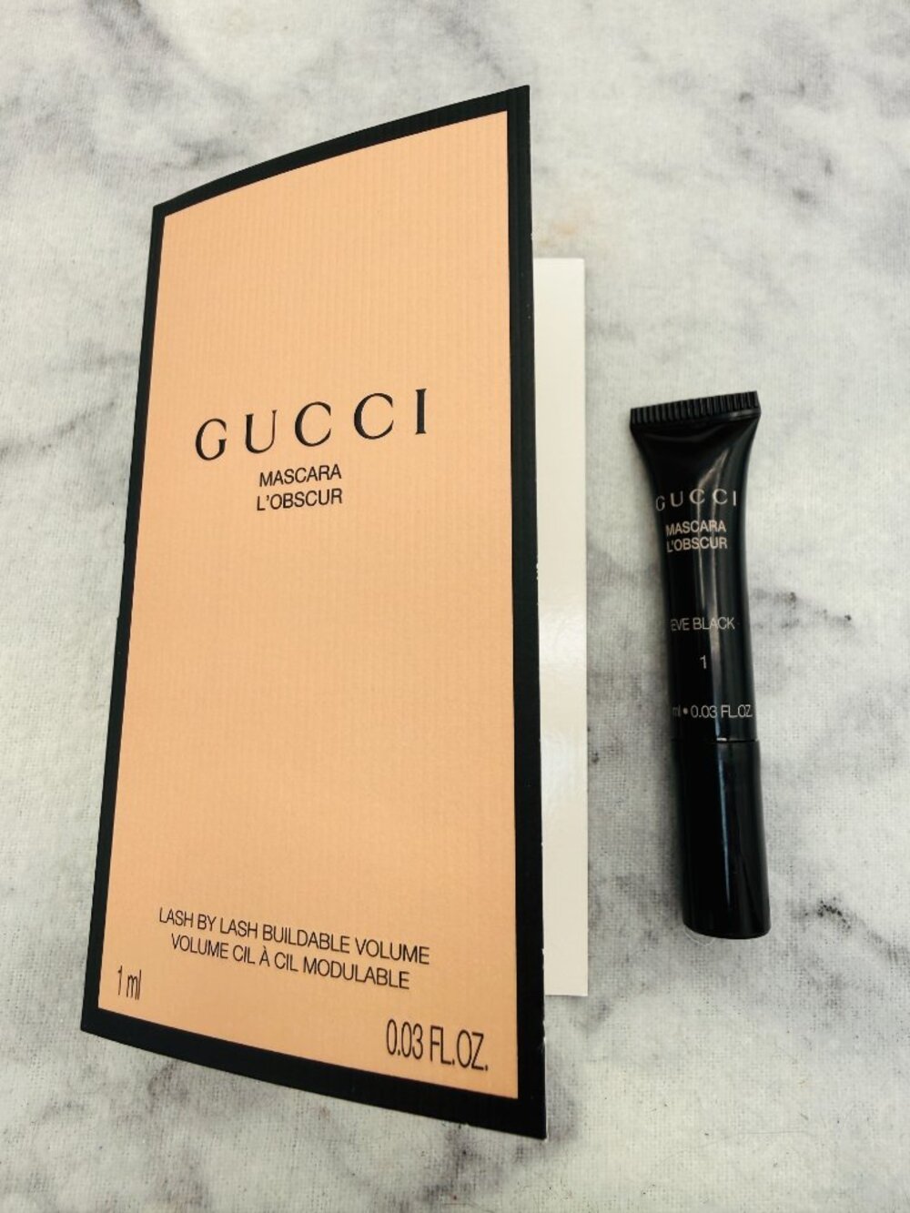 Gucci Beauty Gift Set-5 x Mascara L’Obscur Lash by Lash Buildable Volume-5pc-NEW - Picture 3 of 16